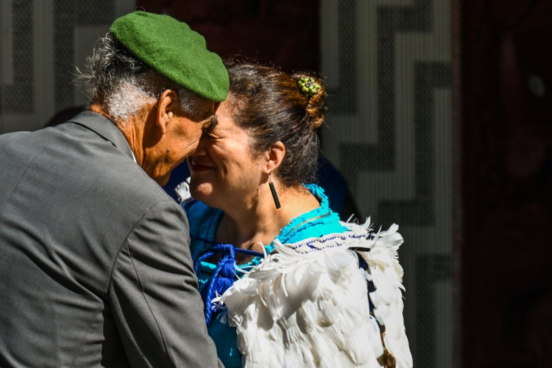Dame Cindy Kiro welcomed by Māori veteran