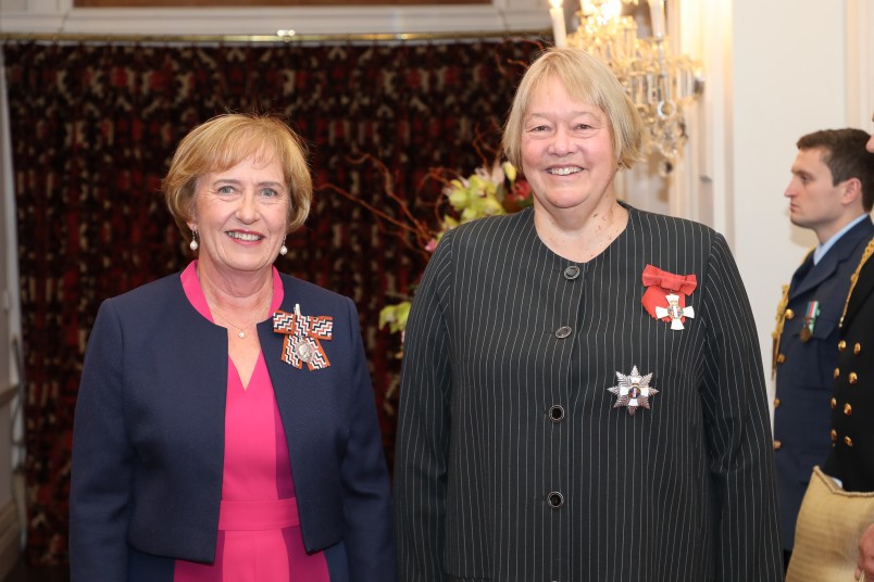 Dame Susan Glazebrook and Mrs Susan Hume, of Christchurch, QSM for services to education