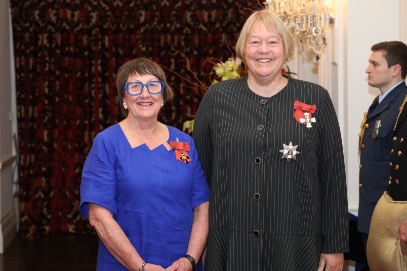 Dame Susan Glazebrook and Mrs Eileen Varley, of Richmond, ONZM for services to addiction services