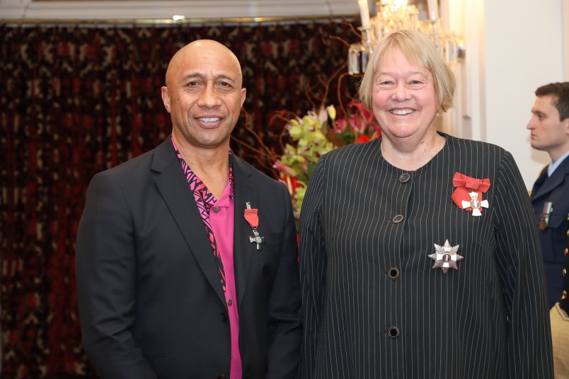 Dame Susan Glazebrook and Mr George Fa’alogo, for services to the New Zealand Police and the community