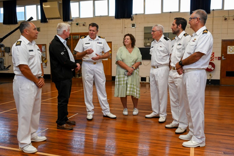 With leadership from HMNZS Pegasus.