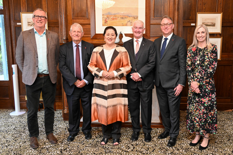 Official photo at the Heart Foundation event