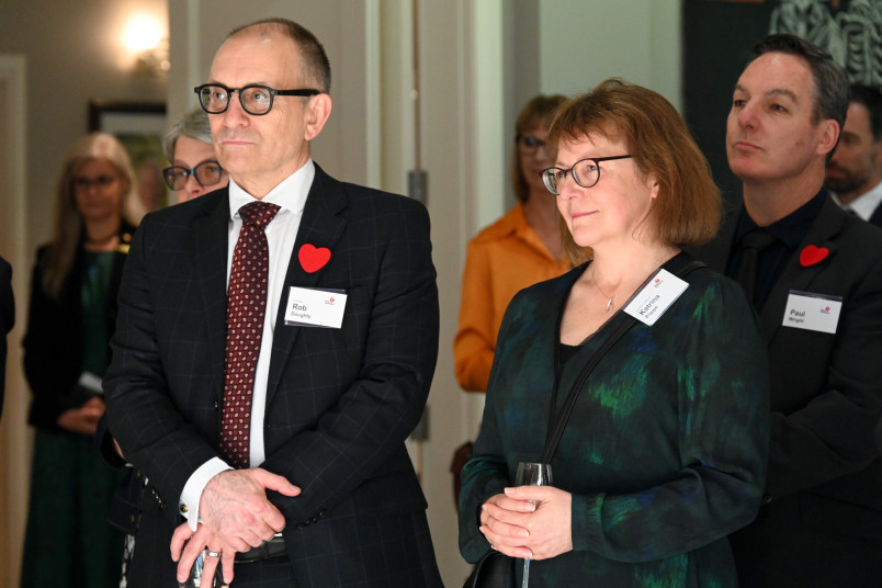 Guests attending the Heart Foundation event