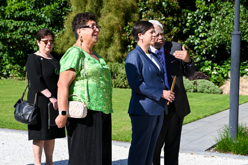 HE Ms Ingrid Dahl-Madsen, Joe Harawira and Puhiwahine Tibble