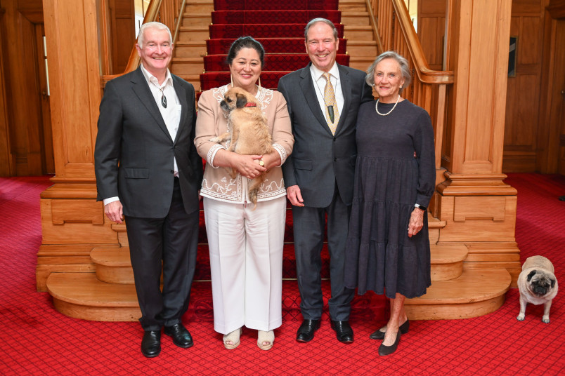 Dr Davies, Dame Cindy, Ambassador Udall, and Ms Jill Cooper