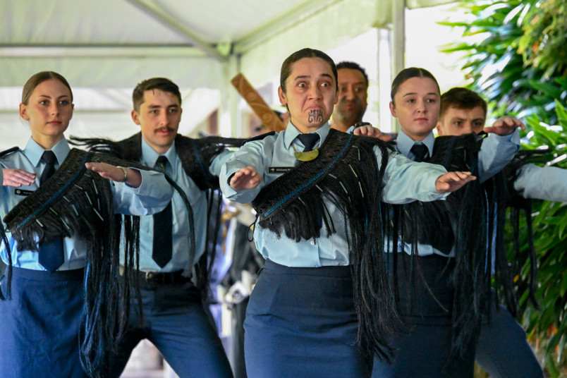 The haka pōwhiri 