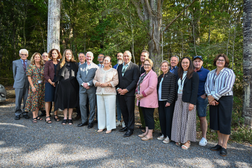 Their Excellencies with the Waitangi National Trust Board