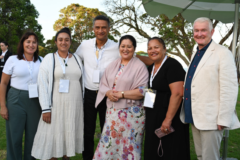 Their Excellencies with Ngati Kahungunu's Bayden Barber and his party