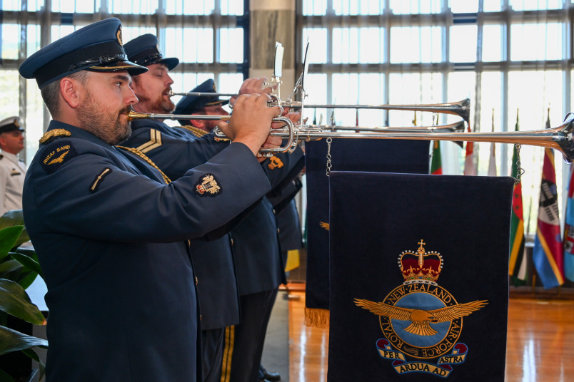 Royal New Zealand Air Force Band Trumpeters