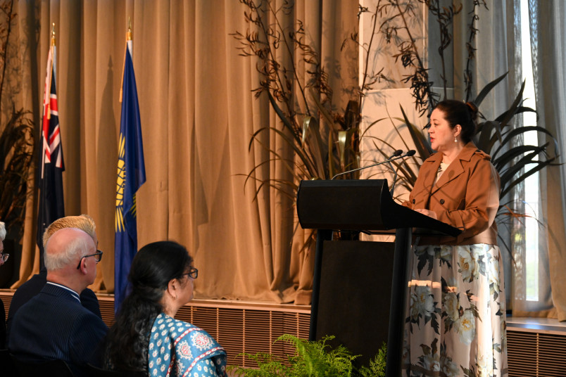 Dame Cindy reads His Majesty's Commonwealth Day message