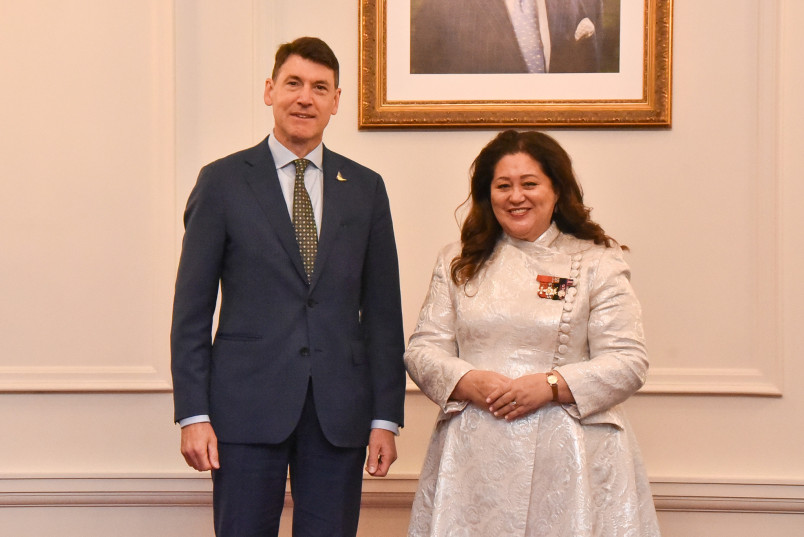 HE Mr Daniel Sloper, High Commissioner of Australia and Dame Cindy Kiro