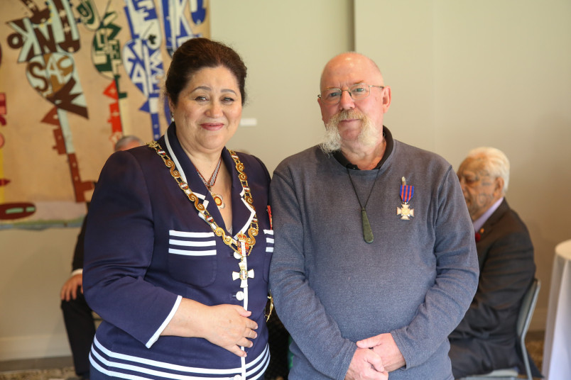 Mr Noel Jones, of Auckland, New Zealand Bravery Decoration for an act of exceptional bravery in a situation of danger