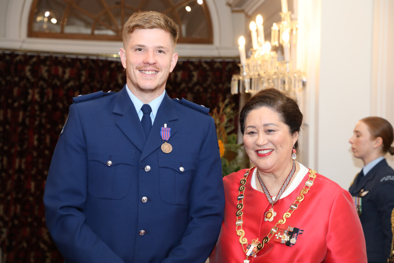 Constable Kurt Maney, New Zealand Bravery Medal for an act of bravery