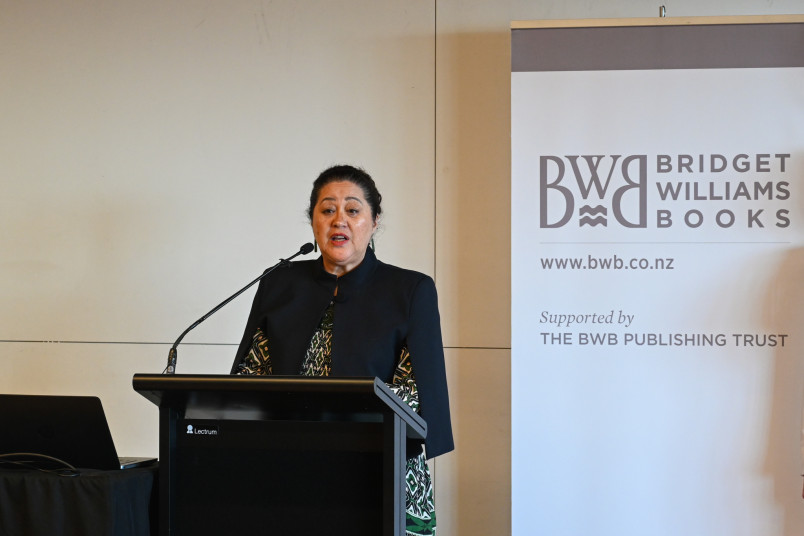 Dame Cindy speaking at the launch of Garrison World
