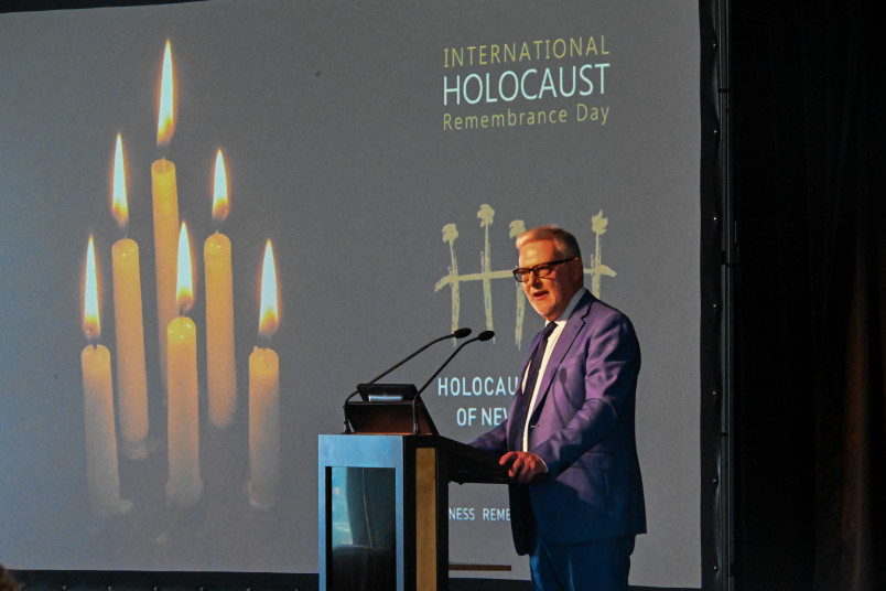 Dr Stephen Rainbow, Chief Human Rights Commissioner, delivers an address