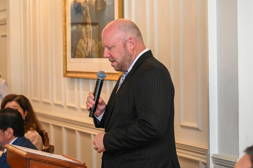 Grahame Morton, Deputy Secretary Americas and Asia Group MFAT, speaks