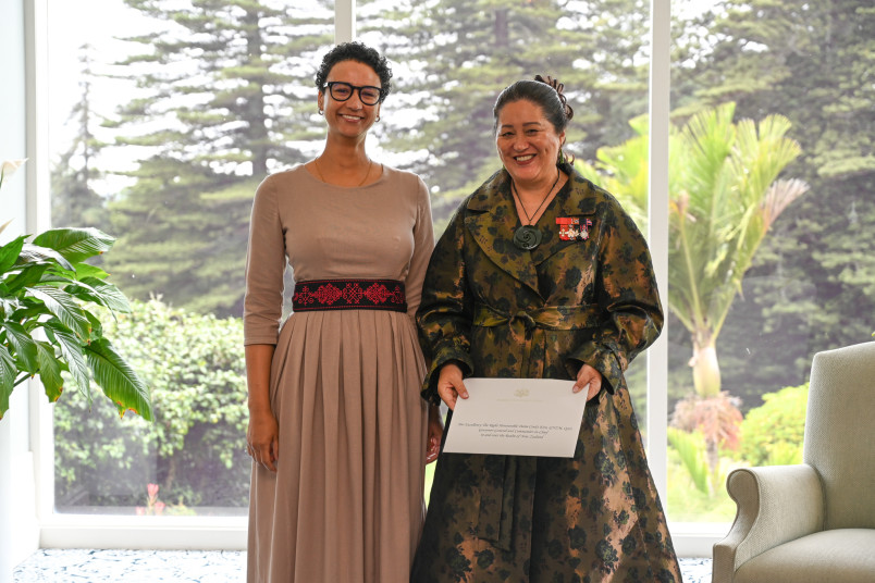 Ambassador Serifa and Dame Cindy.