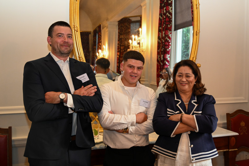 Dame Cindy with guests