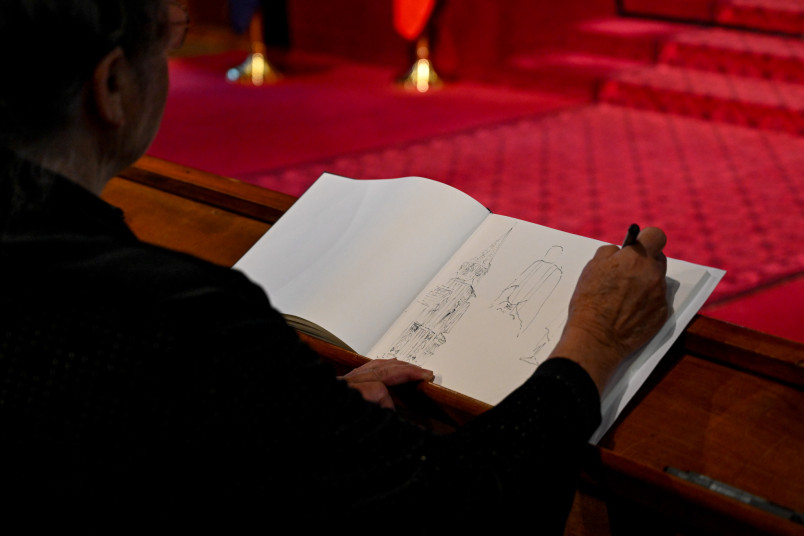 Mission to Seafarers Secretary, Claire Clark, sketches the service