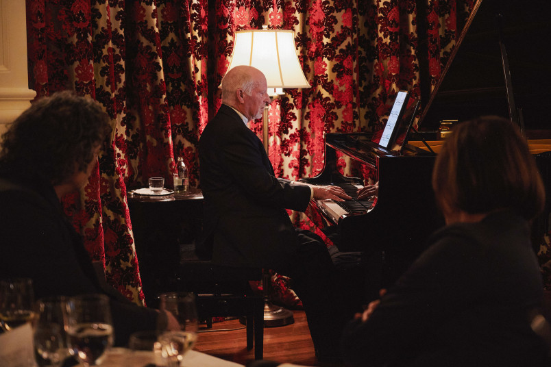 Michael Houstoun performs during the evening