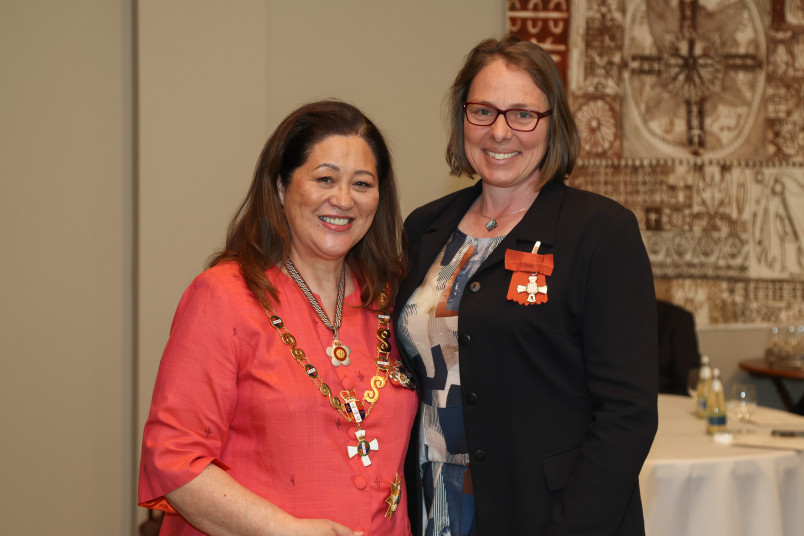 Dr Katrina Roberts, of Matamata, MNZM for services to the dairy industry and the community