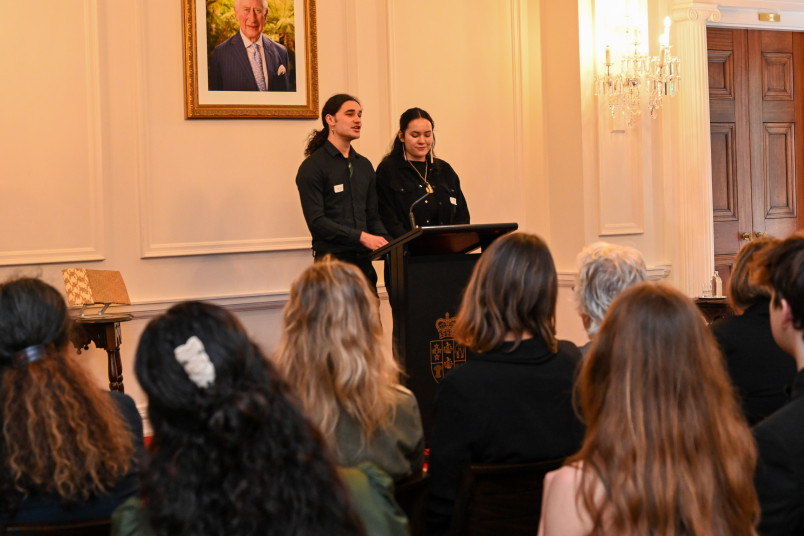 Spoken word poets Billy and Koromiko