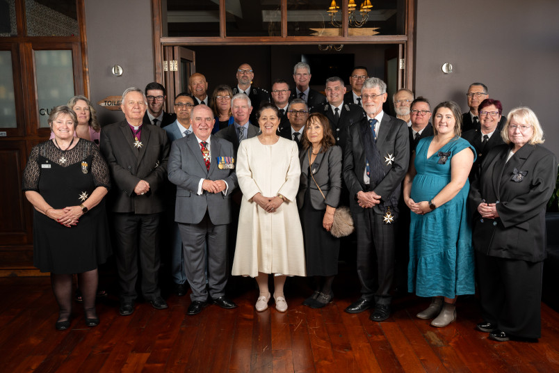 Dame Cindy with Order members