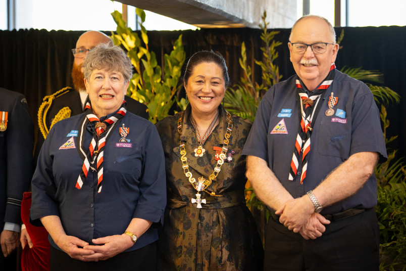 Mr Noel Walker and Mrs Sue Walker, of Te Anau, KSM for services to Scouts and the community