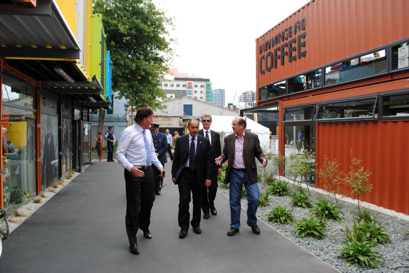 Tour of Cashel Street Mall.