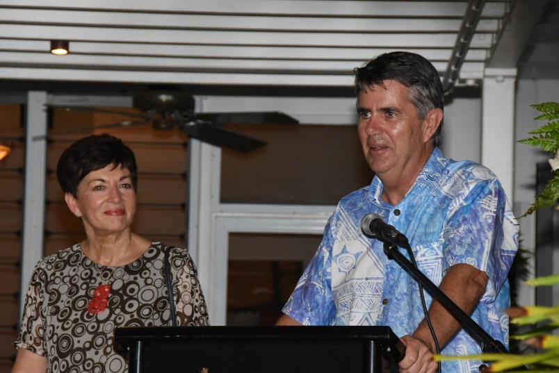 The Governor-General, the Rt Hon Dame Patsy Reddy and New Zealand High Commissioner, HE Ross Adern.