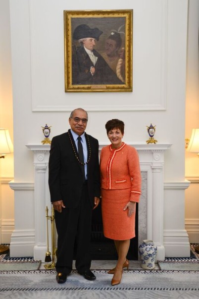 The High Commissioner for Niue, HE Hon Fisa Igilisi Pihigia.