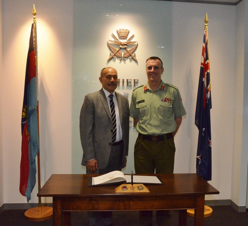 The Governor-General, Lt Gen The Rt Hon Sir Jerry Mateparae and Lt Gen Tim Keating, Chief of Defence Force.