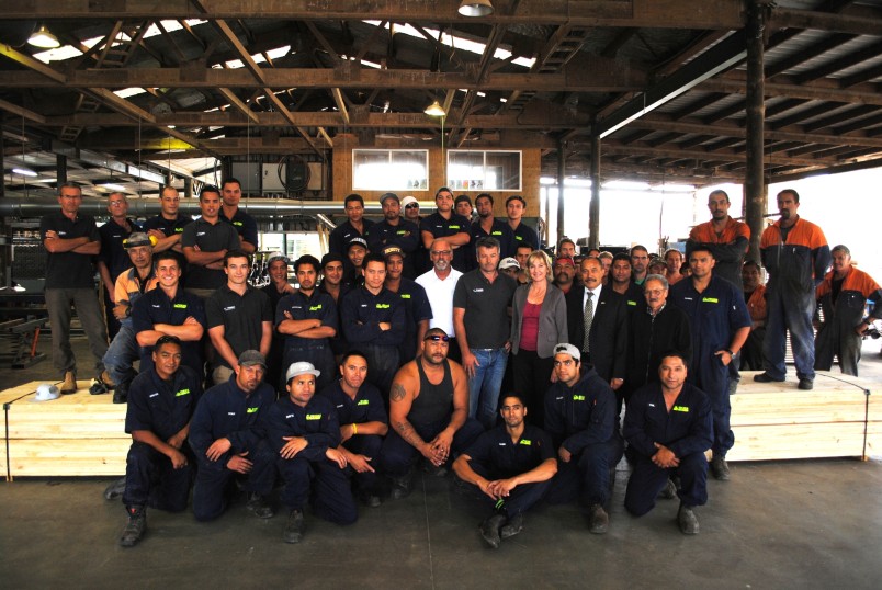 Mt Pokaka Timber Products Sawmill.