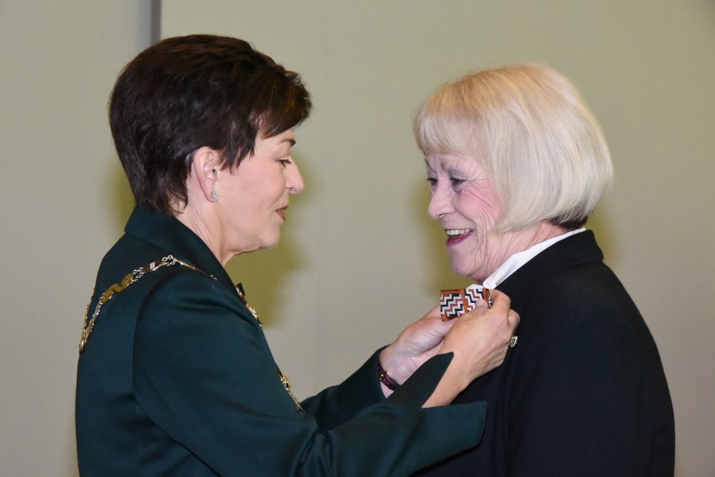 Mrs Diane Vivian, QSO, of Auckland, honoured for services to seniors and to youth.