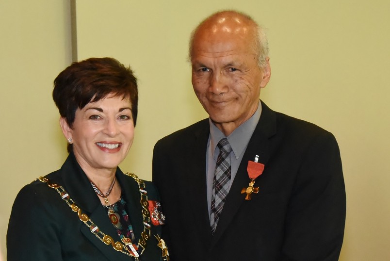 Mr Kevin Prime, ONZM, of Kawakawa, honoured for services to conservation and Maori.