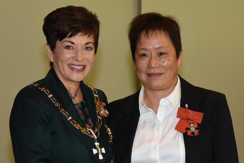 Ms Chunli Li, MNZM, of Auckland, honoured for services to table tennis.
