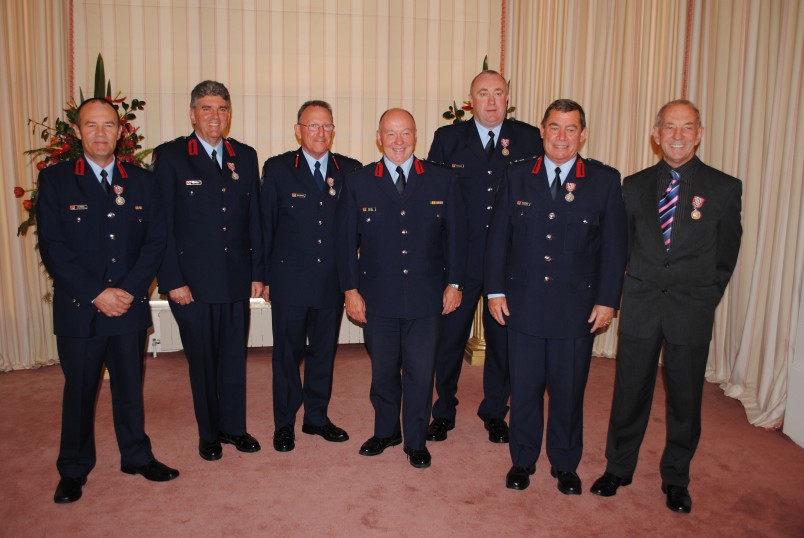 Firefighters recognised.