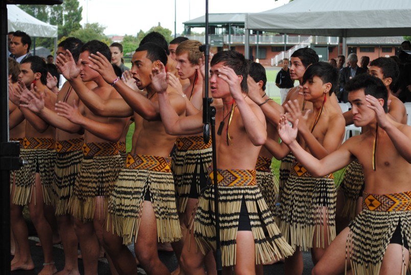 Powhiri to welcome the Governor-General.