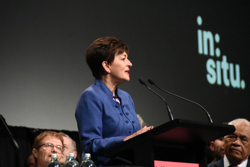 The Governor-General, The Rt Hon Dame Patsy Reddy addressing conference delegates.