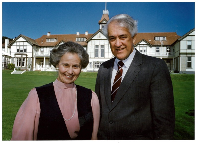Sir Paul and Lady Beverley Reeves.