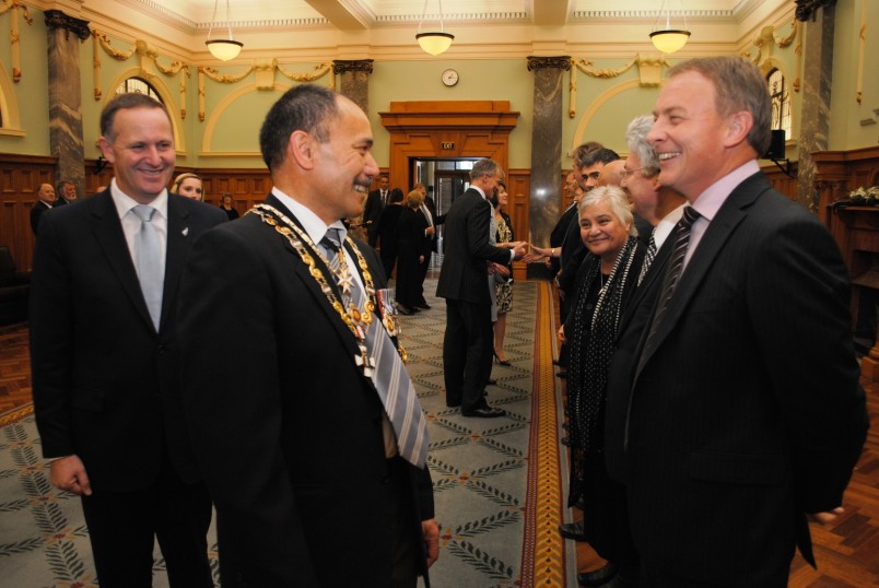 Sir Jerry Mateparae meets Hon Phil Goff, Leader of the Opposition.