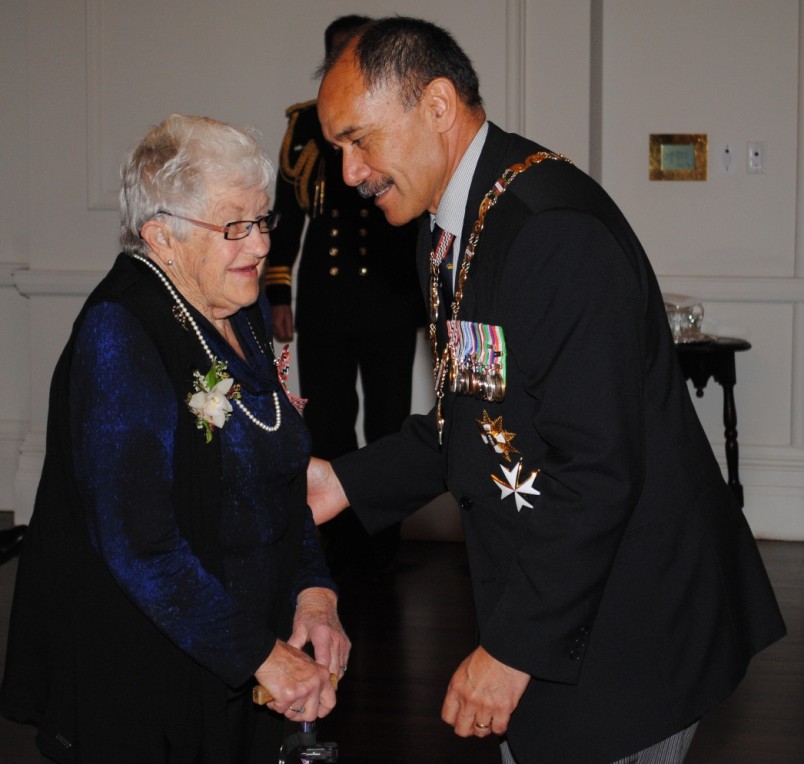 Marette Taylor, QSM, Christchurch.