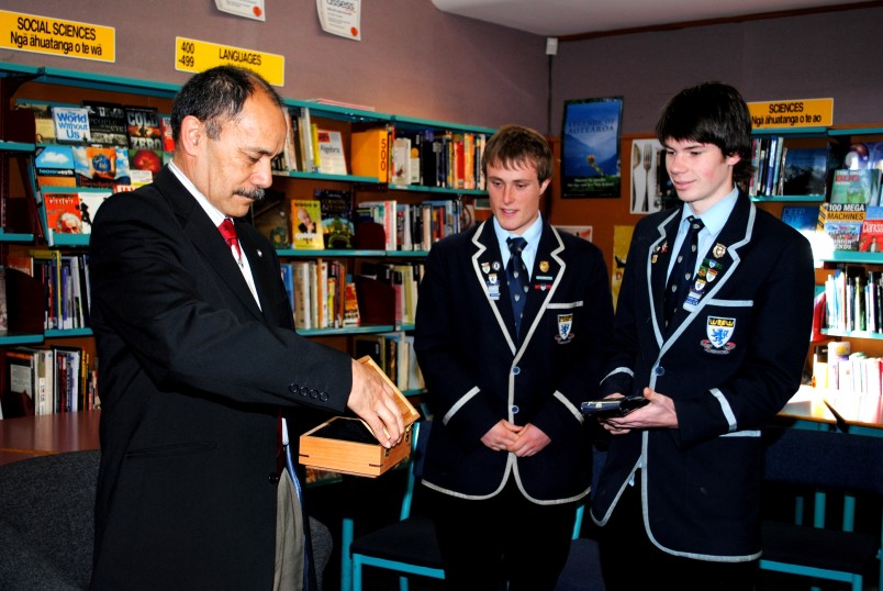 Gift presentation.