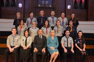 Duke of Edinburgh Hillary Gold Awards, St John Grand Prior Awards, Queen's Scouts and Queen's Guides.