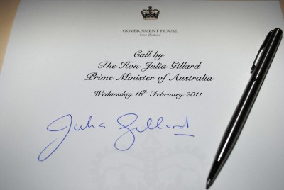 Call by Hon Julia Gillard, Prime Minister of Australia.