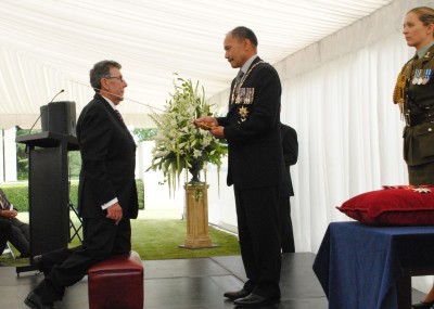 Sir Paul Holmes investiture.