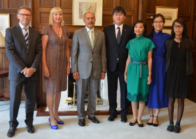 The Ambassador of Mongolia, H E Mr Batlai Chuluunhuu.