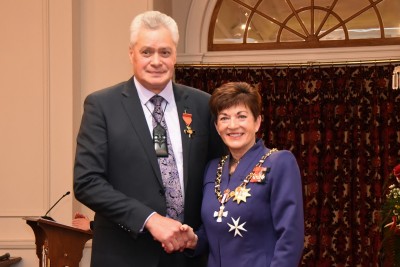 An image of Mr David Higgins, ONZM of Palmerston, for services to Māori. 