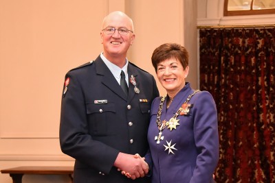 an image of Mr Michael O’Neill, QSM of Gore, for services to the New Zealand Fire Service and the community. 