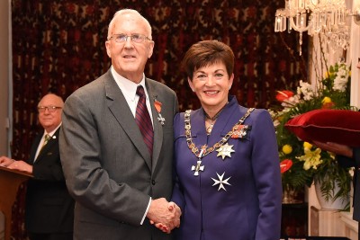 Image of Barry Maughan, of Hamilton, MNZM, for services to health